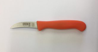GROWTIME knife for mushroom picking with red handle