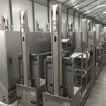 Seria wózków aluminiowych PASCAL ustawione w rzędzie