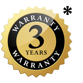 3 years warranty icon